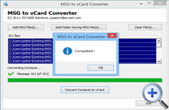 export msg to vcard, outlook msg to vcard, convert msg files to vcf