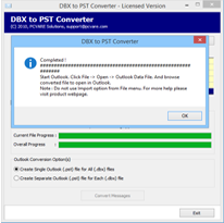 DBX to PST 7.8