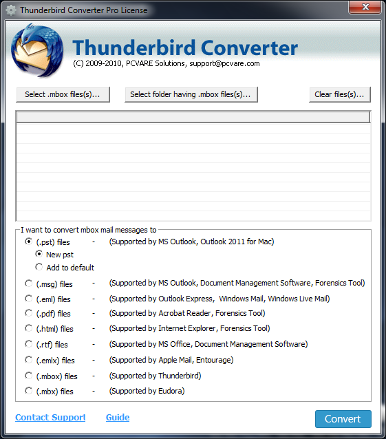 Thunderbird Email to PDF